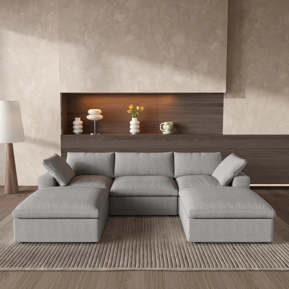 5 Piece U Shape Sectional