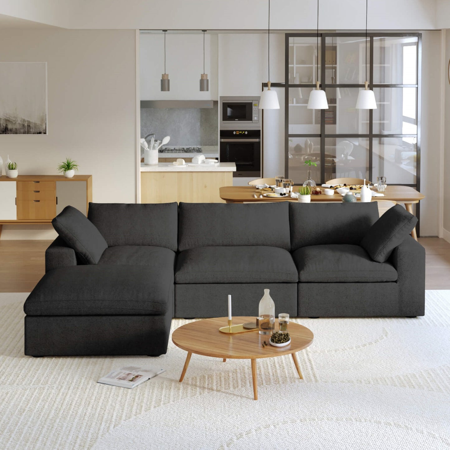 Cloud Modular Sofa - 4 Piece Sectional