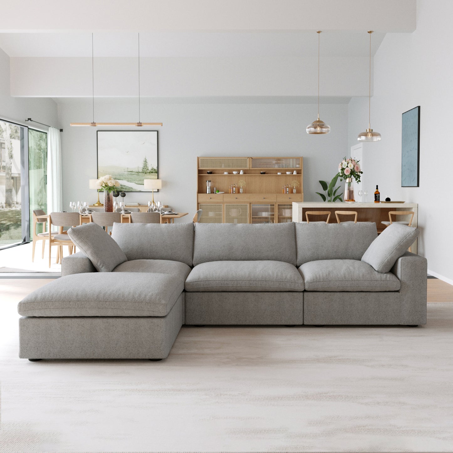 Cloud Modular Sofa - 4 Piece Sectional