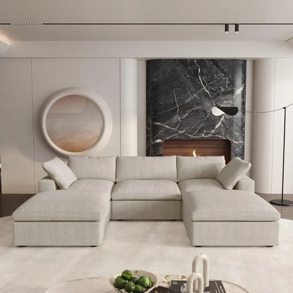 5 Piece U Shape Sectional